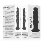 BLACK&SILVER Scott – Premium-Analplug aus Silikon, schwarz