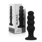 BLACK&SILVER Scott – Premium-Analplug aus Silikon, schwarz