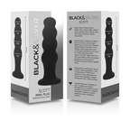 BLACK&SILVER Scott – Premium-Analplug aus Silikon, schwarz