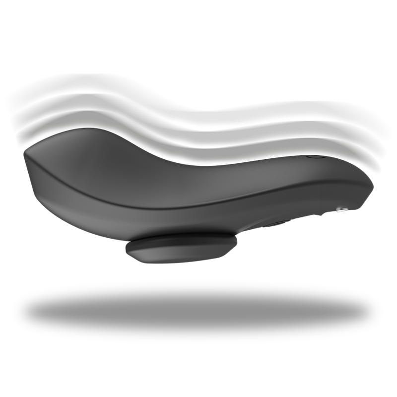 BLACK&SILVER Preston – Wiederaufladbarer Höschenvibrator, schwarz