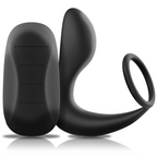 BLACK&SILVER – Analmassager mit Fernbedienung, wiederaufladbares Silikon, schwarz