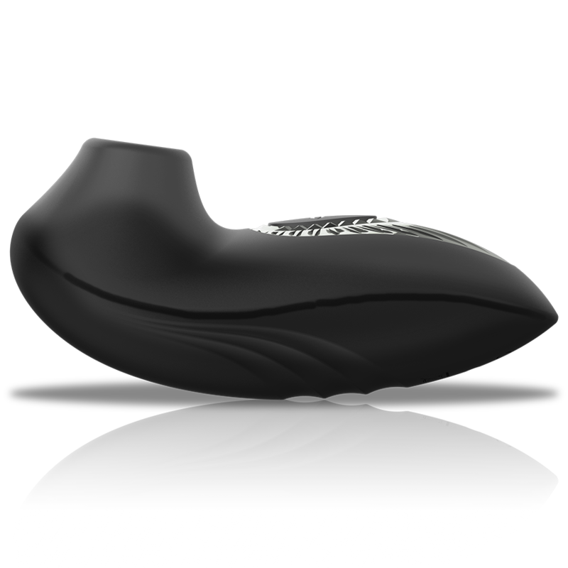 BLACK&SILVER – DRAKE DELUXE SUCKING VIBE RECHARGEABLE SILICONE BLACK