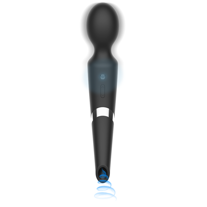 BLACK&SILVER Beck – Stab- und Saugwellenvibrator 2-in-1, Silikon