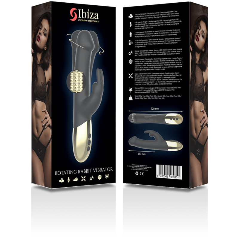 Ibiza – Rotierender Rabbit-Vibrator