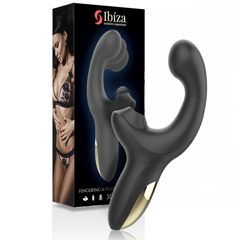 Ibiza – Vibratore aspirante con movimento simile a un dito