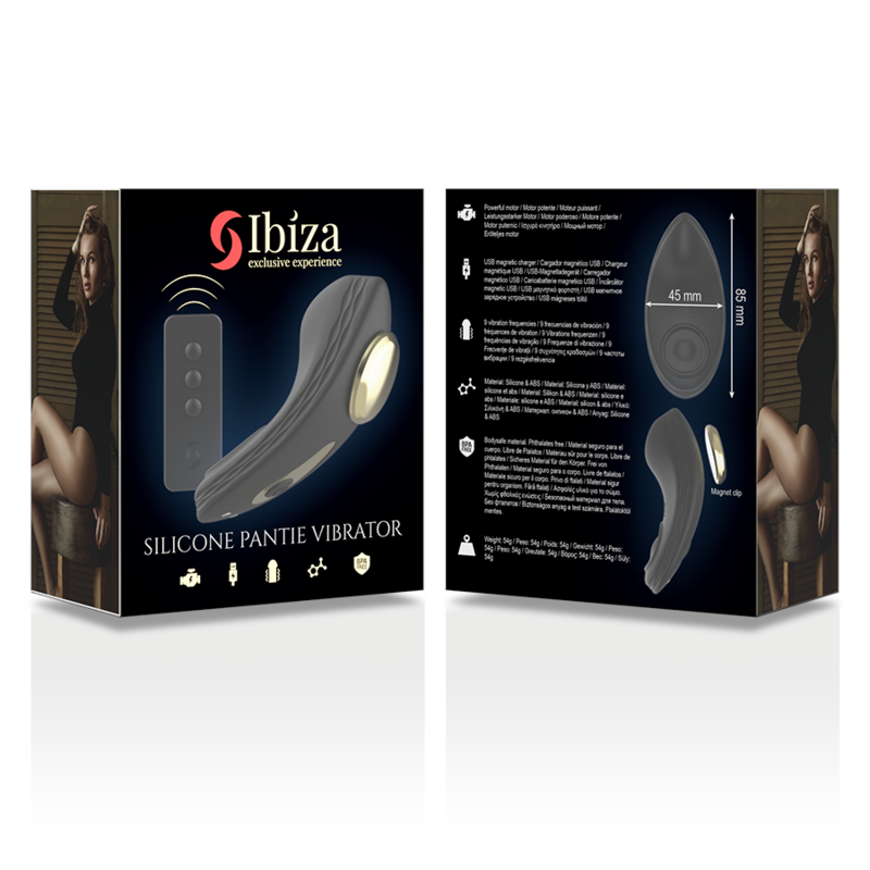 Ibiza – Silikon-Höschenvibrator mit Fernbedienung