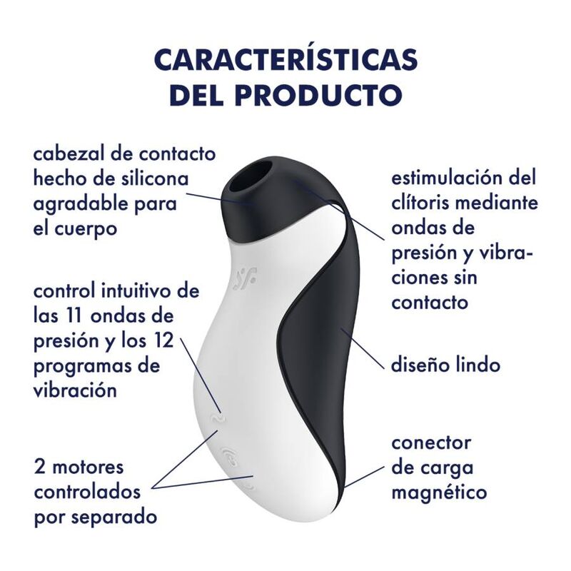 SATISFYER – STIMULATEUR + VIBRATION ORCA