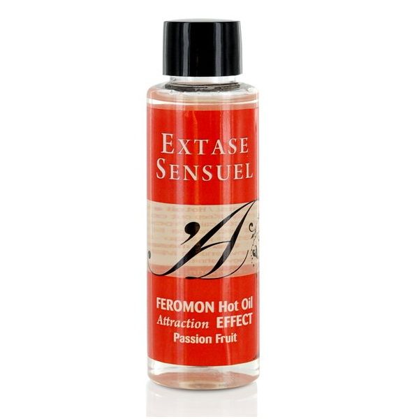 EXTASE SENSUAL – HEAT EFFECT MASSAGE OIL WITH PASSION FRUIT PHEROMONES ML