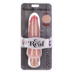 GET REAL – Glatter Vibrator mit Dual-Density-Material, hautfarben