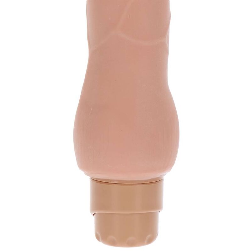 GET REAL – Glatter Vibrator mit Dual-Density-Material, hautfarben