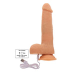 GET REAL – Vibrierender Dildo mit rotierenden Perlen