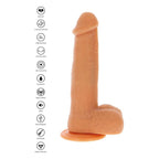 GET REAL – Vibrierender Dildo mit rotierenden Perlen