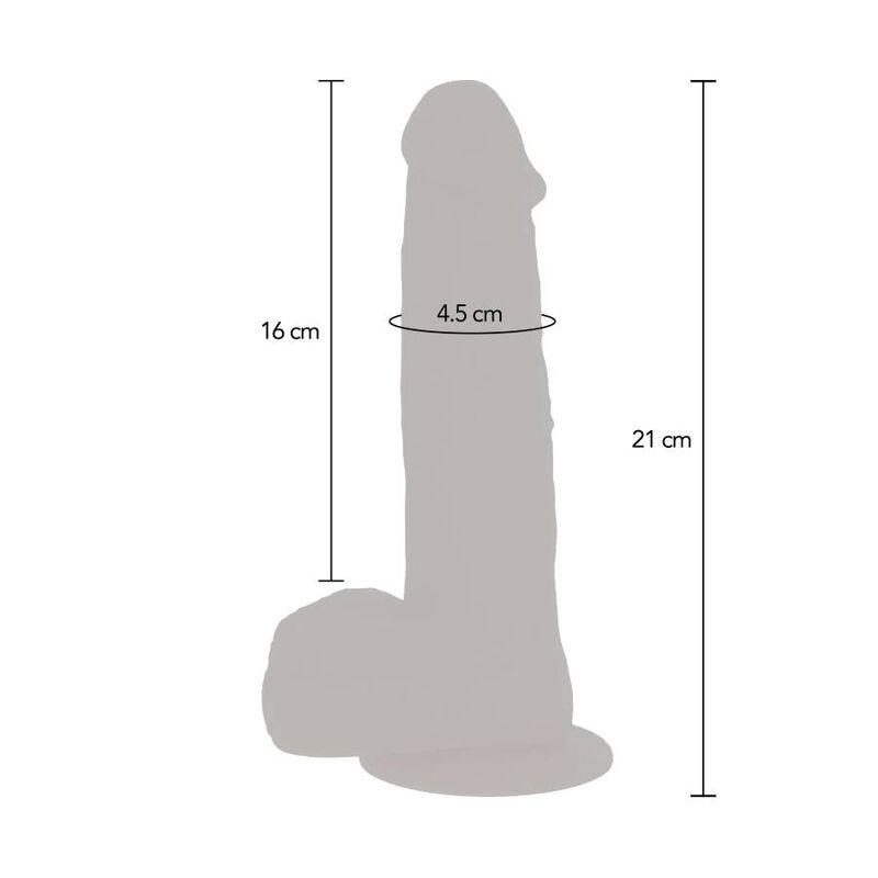 GET REAL – Vibrierender Dildo mit rotierenden Perlen