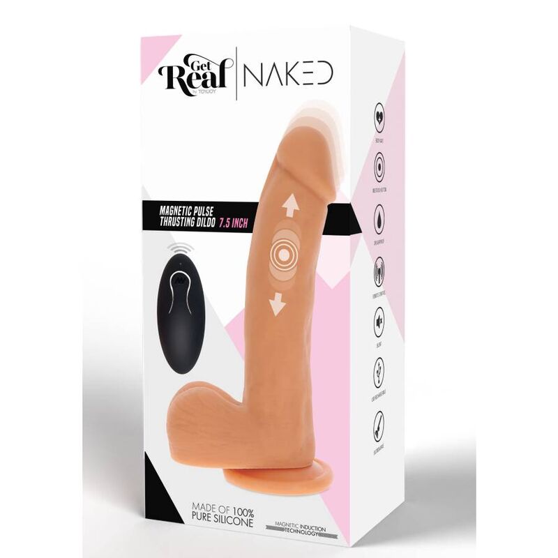 GET REAL Magnetic Pulsating Thrusting – Dildo