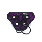 GET REAL – STRAP-ON LACE HARNESS PURPLE