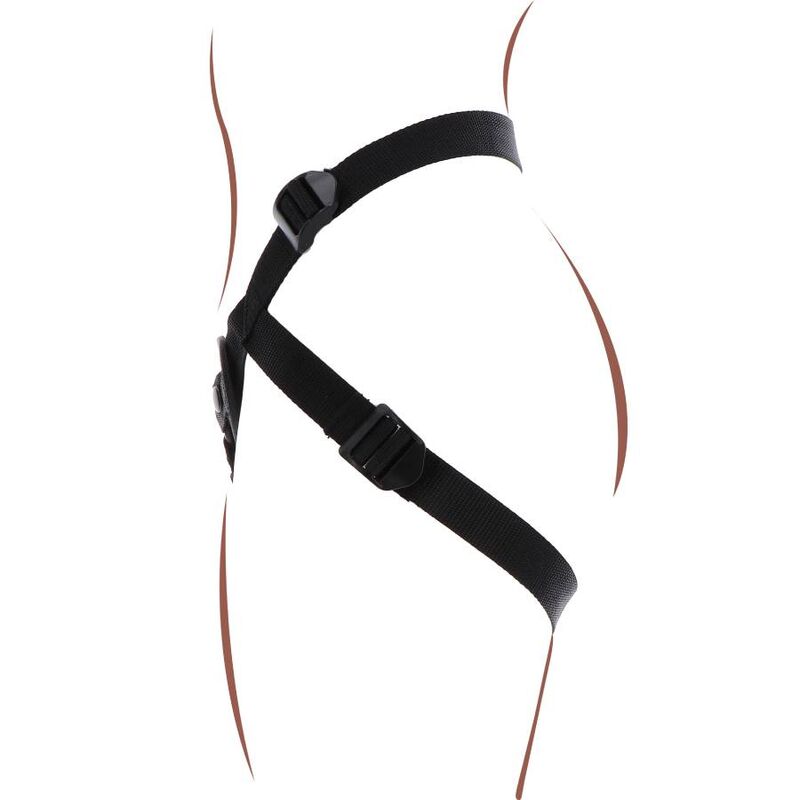 GET REAL – HARNAIS DE PLAISIR STRAP-ON NOIR