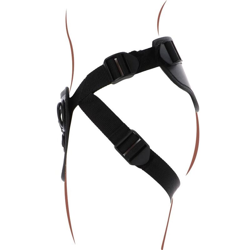 GET REAL – STRAP-ON DELUXE HARNESS BLACK