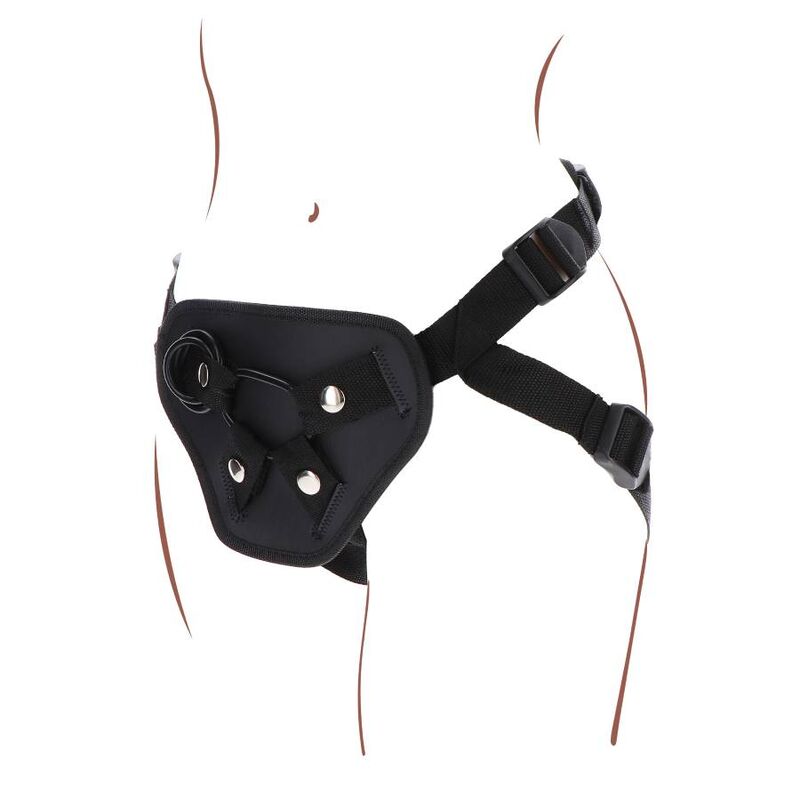 GET REAL – STRAP-ON DELUXE HARNESS BLACK