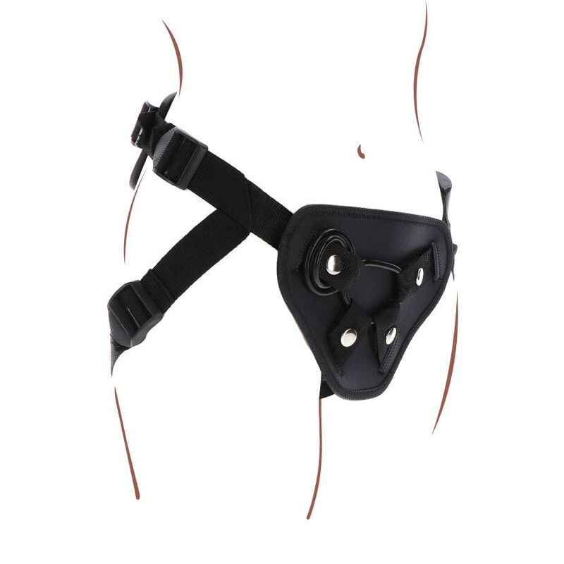 GET REAL – STRAP-ON DELUXE HARNESS BLACK
