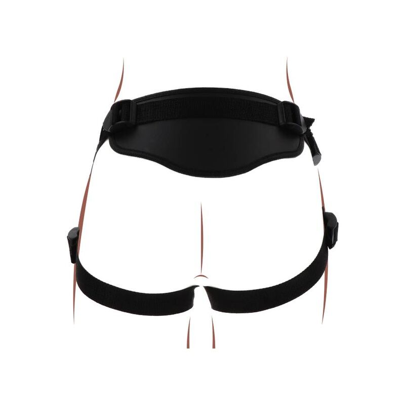 GET REAL – STRAP-ON DELUXE HARNESS BLACK