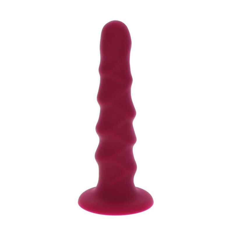 GET REAL – Gerippter Dong 12 cm, rot
