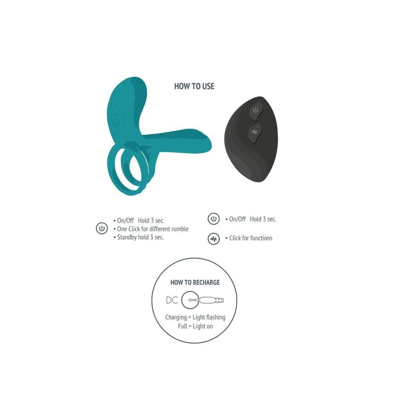 XOCOON – COUPLES VIBRATOR RING GREEN