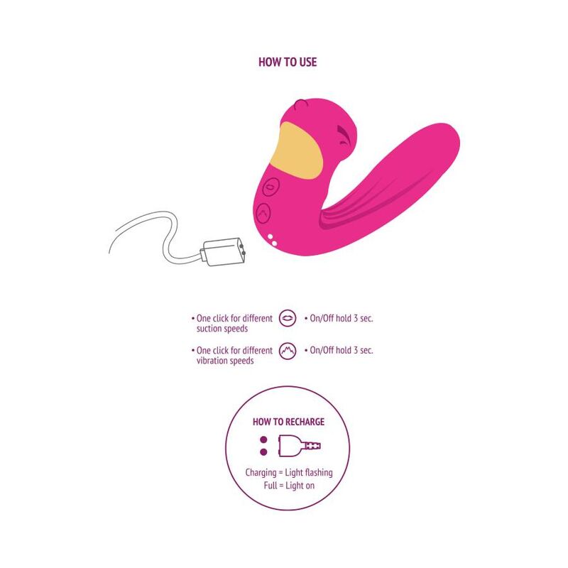 XOCOON – STIMOLATORE CELESTIAL LOVE VIBE FUCSIA
