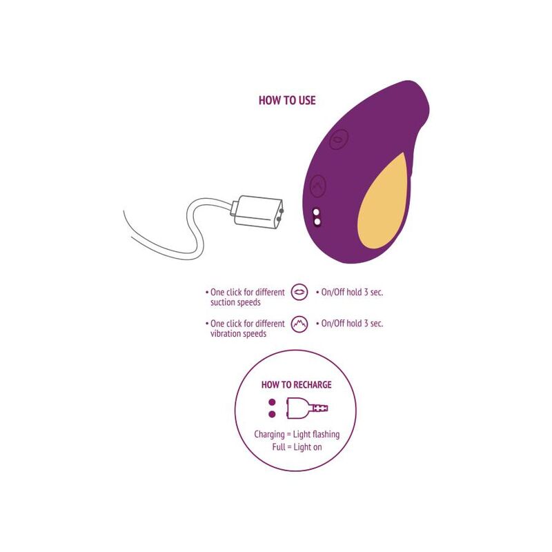 XOCOON – STIMULATEUR D''AMOUR DIVINE VIOLET