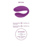 XOCOON Bound Love – Vibrator für Paare mit Fernbedienung, Lila