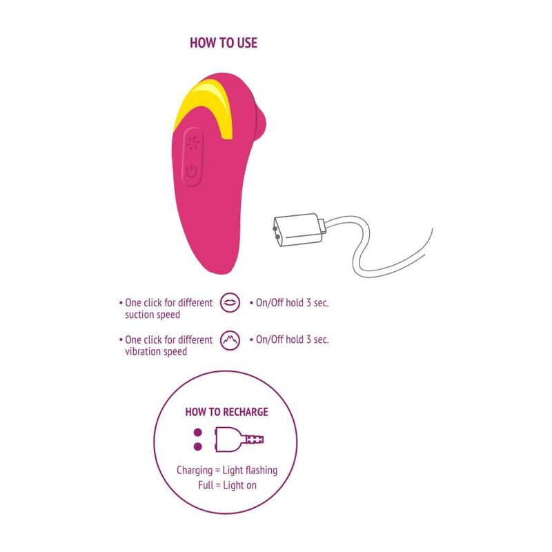 XOCOON – INFINITE LOVE STIMULATOR FUCHSIA