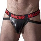 MACHO – Jockstrap aus rotem Leder
