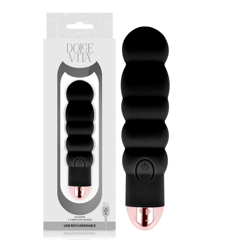 DOLCE VITA – RECHARGEABLE VIBRATOR SIX 7 SPEEDS