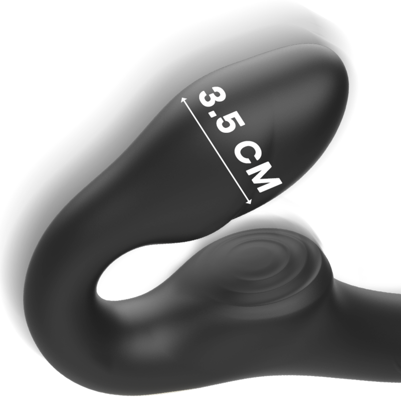 Ibiza Strapples – Strapless vibrator with button remote control