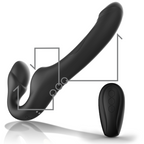 Ibiza Strapples – Riemenloser Vibrator mit Drucktasten-Fernbedienung