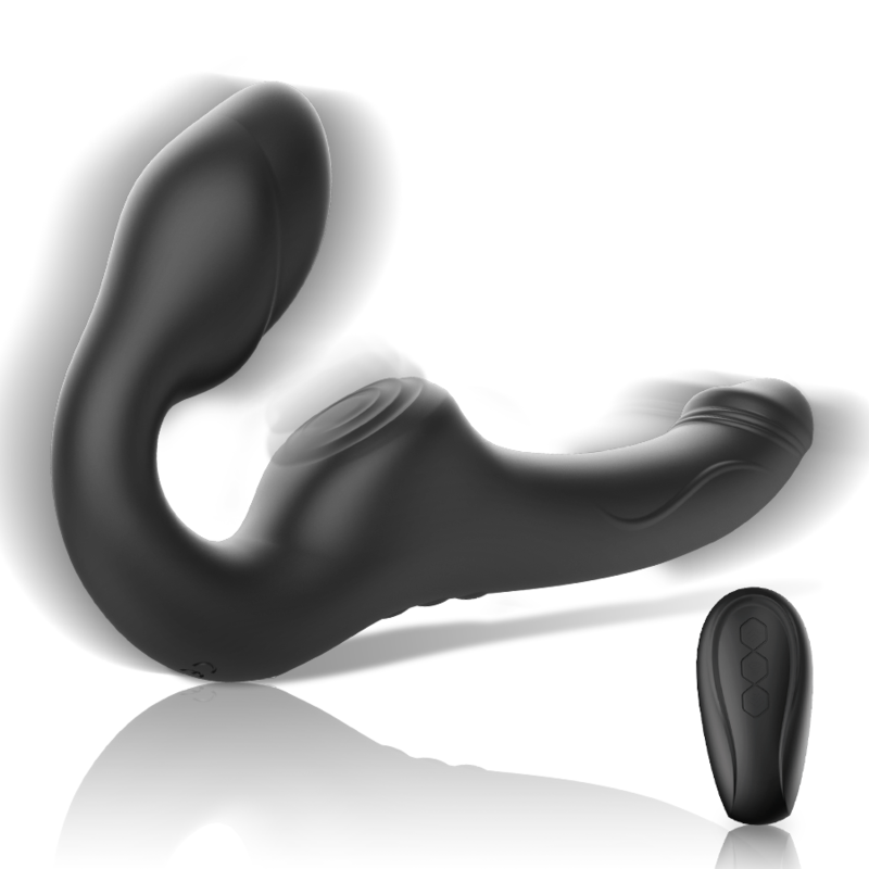 Ibiza Strapples – Strapless vibrator with button remote control