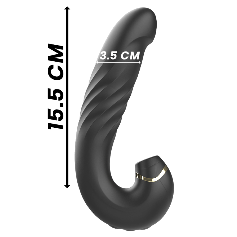 Ibiza Up&Down – Vibratore con aspirazione clitoridea