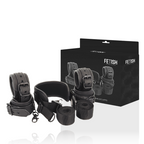 FETISH SUBMISSIVE Meisterposition-Set – 4-teiliges Fesseln-Set mit Neopren-Futter