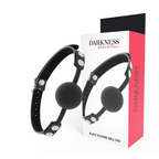 DARKNESS – Black silicone gag