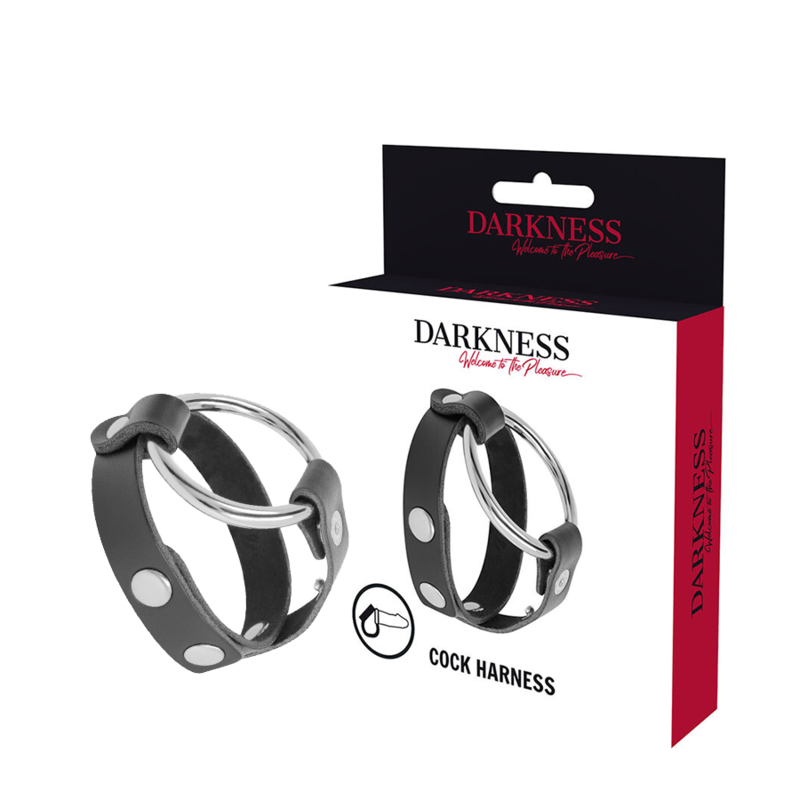 DARKNESS – ANELLO BDSM PER CAZZO E TESTICOLI