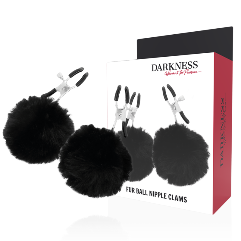 DARKNESS SENSATIONS – Nippelklemmen mit Pompons