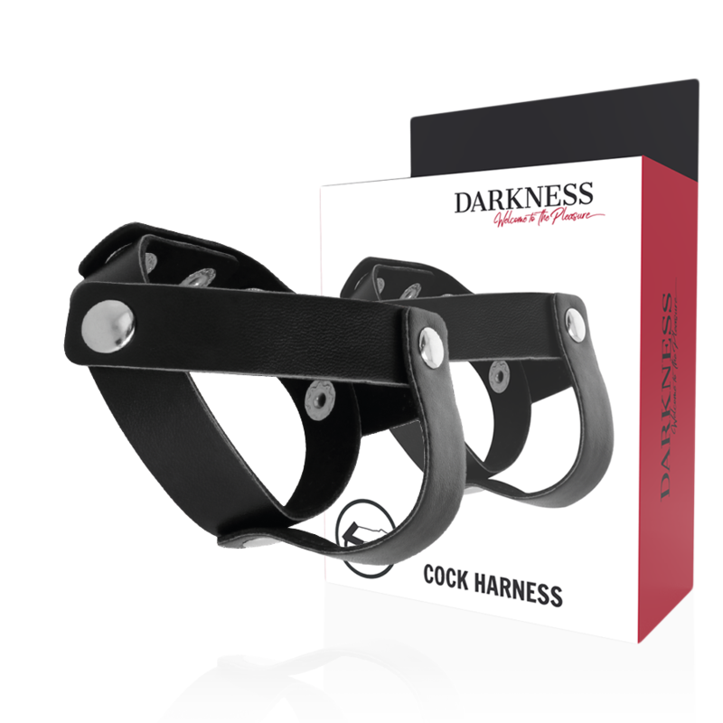 DARKNESS SENSATIONS – Penis- und Hodenring aus Leder