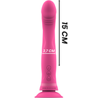 INTENSE – MICHELANGELO PINK SILICONE VIBRATOR DILDO