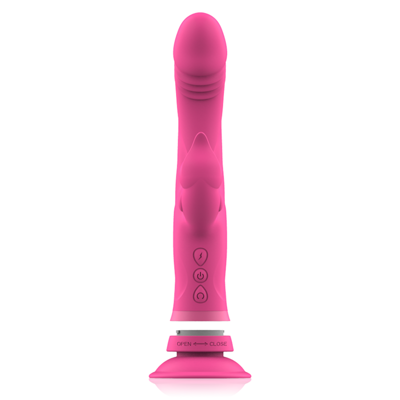 INTENSE Julio – Rabbit-Vibrator aus Silikon, rosa