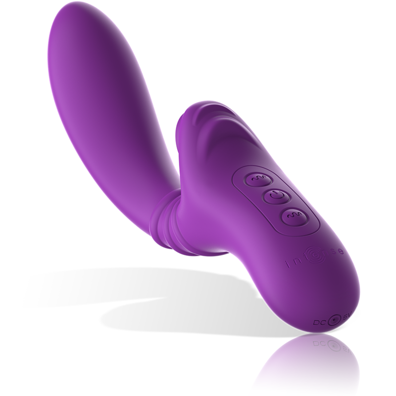 INTENSE – HARRY FLEXIBLE VIBRATOR WITH PURPLE TONGUE