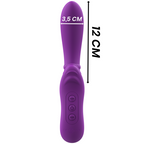 INTENSE – HARRY FLEXIBLE VIBRATOR WITH PURPLE TONGUE