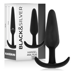 BLACK&SILVER Hansel – Analplug aus Silikon mit kleinem Griff