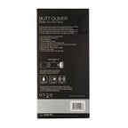 ROCKS-OFF Butt Quiver – P-Punkt-Analstimulator, 7 Geschwindigkeiten, Schwarz