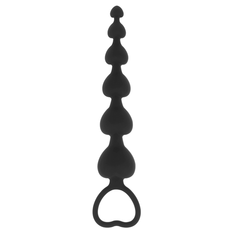 BLACK&SILVER Mila – Anal-Herzkette, 18 cm