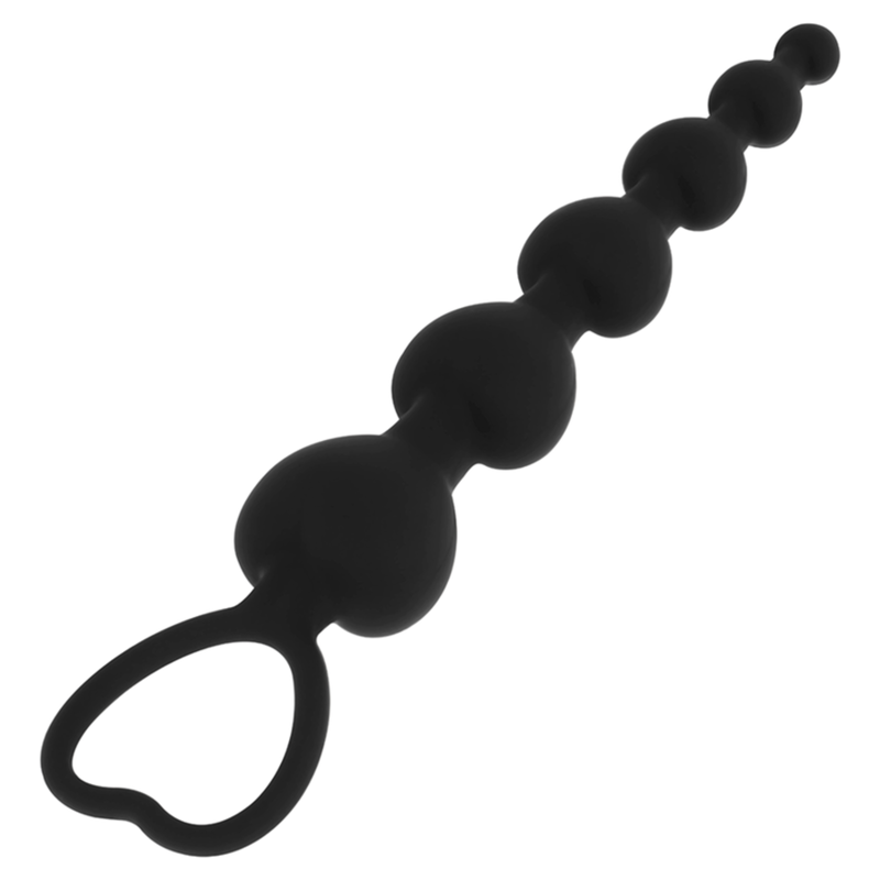 BLACK&SILVER Mila – Anal-Herzkette, 18 cm