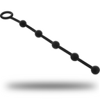 BLACK&SILVER Korg – Analkette aus Silikon für Einsteiger, 21 cm